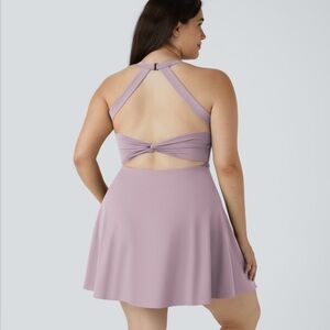HALARA Soft Purple Dress with Undershorts